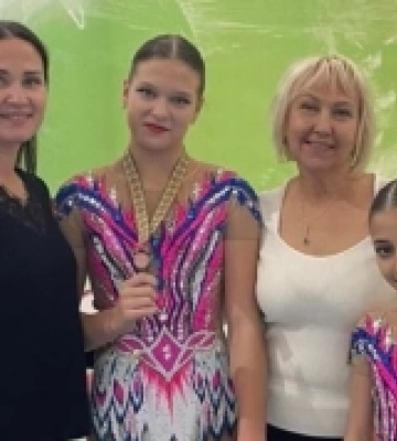 Спортсменки з Одещини стали бронзовими призерками Кубку України зі спортивної акробатики