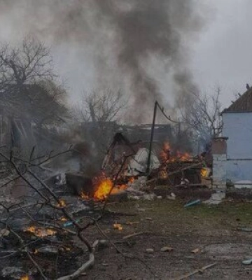 Унаслідок обстрілу окупантами Тягинки на Херсонщині поранено чоловіка. ФОТО (доповнено)