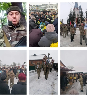 Провели в останню дорогу двох мужніх Героїв з Рівненщини, які віддали життя за свободу України