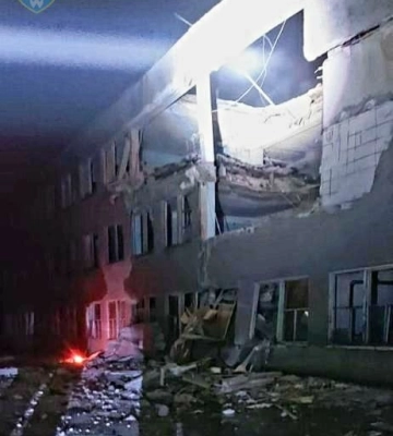 В Одесской области в результате атаки дронами вспыхнул пожар, есть пострадавшие. Фото