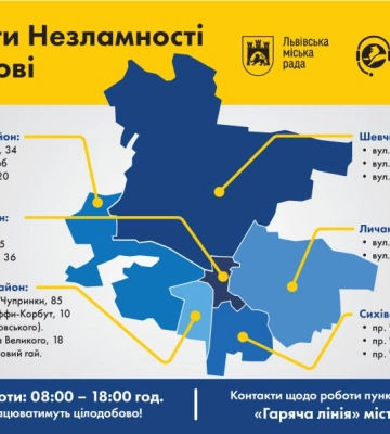 У Львові досі не відкрили пункти Незламності