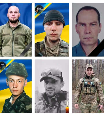 Шістьох воїнів-захисників провели на Рівненщині в останню дорогу
