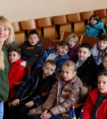 В школах Киевщины детей и учителей обучают минной безопасности: фото