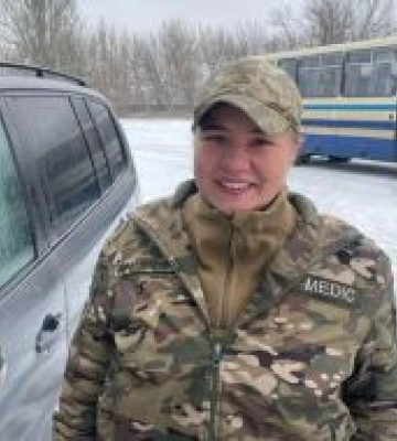 Парамедикиня знову  повернулася на Харківщину