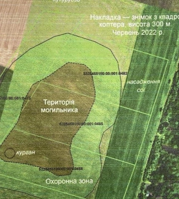 Частину розораного могильника, розташованого на Полтавщині, повернуть державі