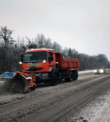 Шляховики попереджають про значне ускладнення погодних умов на Харківщині