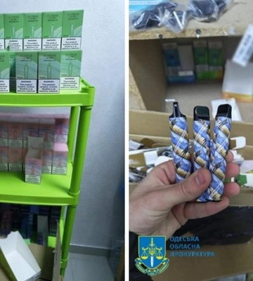 В Одесі ліквідували масштабний продаж контрафактних електронних сигарет та аксесуарів через Telegram
