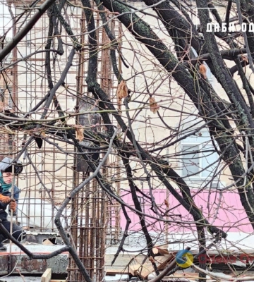 В Одесі на вулиці Ольгіївській зупинили незаконне будівництво 