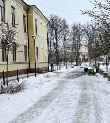За непочищені тротуари франківські муніципали склали 140 приписів на підприємців та комунальні установи