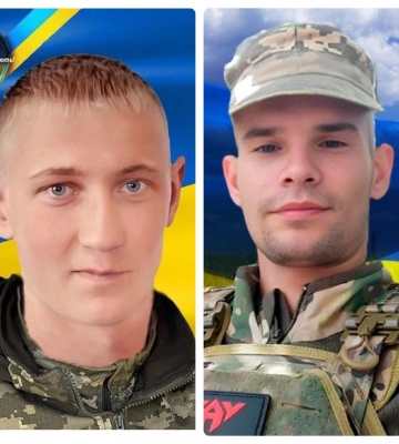 На Рівненщині двох захисників провели в останню земну дорогу