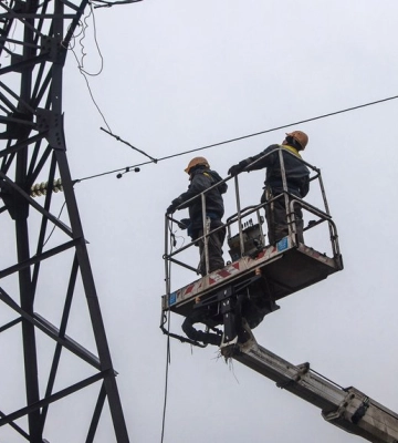 У двох громадах Полтавщини частково відсутнє електропостачання