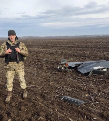 В Одесской области украинский военный сбил обновленный Shahed из пулемета: подробности