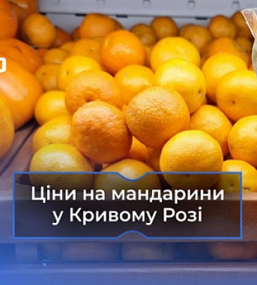 Сколько стоят мандарины на рынках и магазинах Кривого Рога