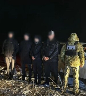 На Одещині прикордонники виявили чотирьох ухилянтів за допомогою дрона з тепловізором