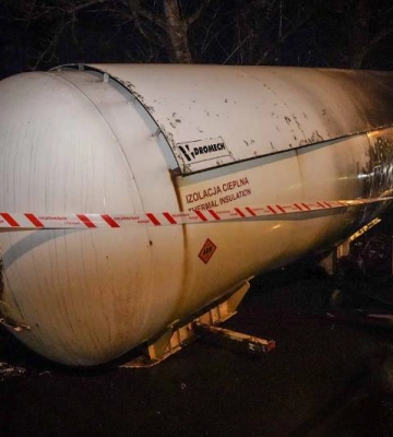 В Одесі загорівся газовоз, пожежу ліквідували