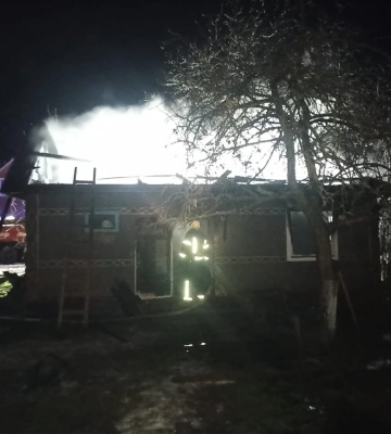 На Волині під час пожежі у будинку загинув чоловік