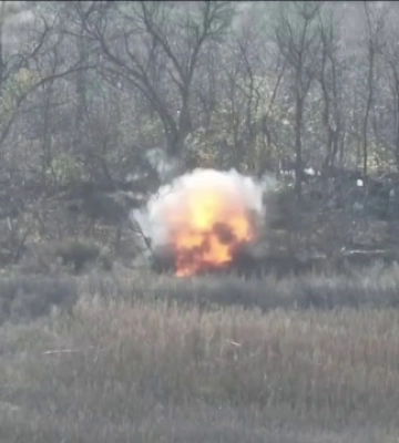 На Запорізькому напрямку прикордонники знищили ворожу вогневу позицію