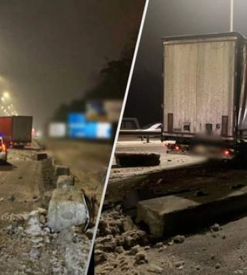 Под Киевом на Бориспольском шоссе произошло ДТП: там перекрывали движение для автомобилей