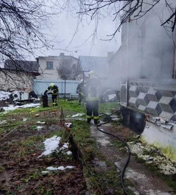 Міг вибухнути: у Луцьку в приватному будинку загорівся газовий балон 