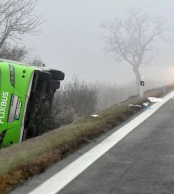 У Словаччині потрапив в аварію автобус з України