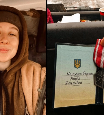 “За збережене життя” – прикарпатську медикиню нагородили нагрудним знаком Головнокомандувача ЗСУ