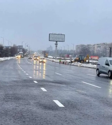 Восстановление движения транспорта на участке Кольцевой дороги