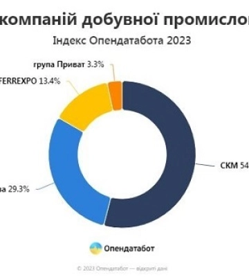 Лідери добувної промисловості скоротили доходи на 14 відсотків