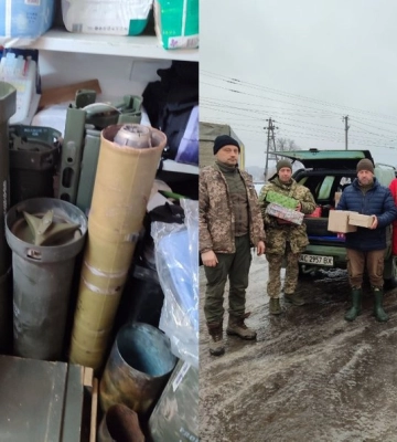 Волинські студенти розмальовують тубуси від снарядів до благодійного аукціону
