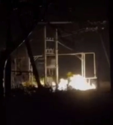 В Керчи загорелся газопровод