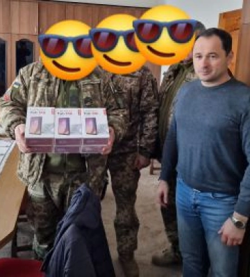 Військовим передали планшети Військовим передали планшети