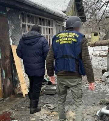 Внаслідок обстрілів Купʼянщини травмовано чоловіка: прокурори фіксують наслідки