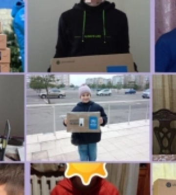 Учні з Голопристанської громади на Херсонщині, що вчаться дистанційно, отримали хромбуки