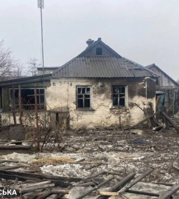 Під час обстрілу окупантами Куп’янська-Вузлового пошкоджено лікарню, будинки та господарчі споруди. ФОТОрепортаж