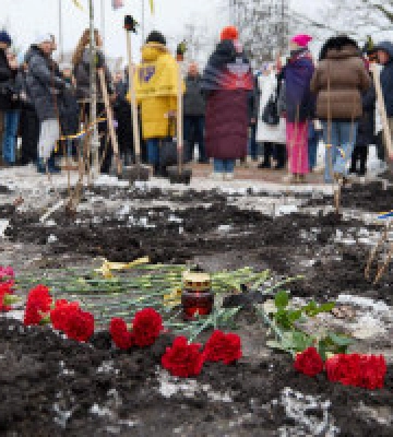 У київському парку заклали алею пам’яті воїнів-азовців