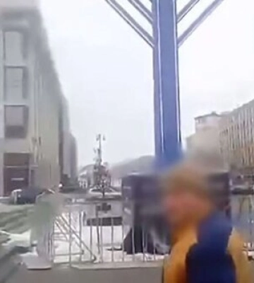 Чоловік осквернив ханукію в центрі Києві, він затриманий, - Нацполіція