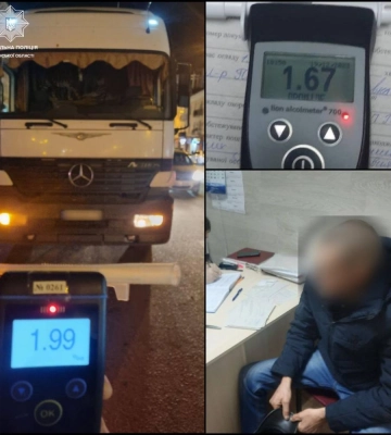 Навігатор завів. У Рівному нетверезий водій їхав вантажівкою через центр