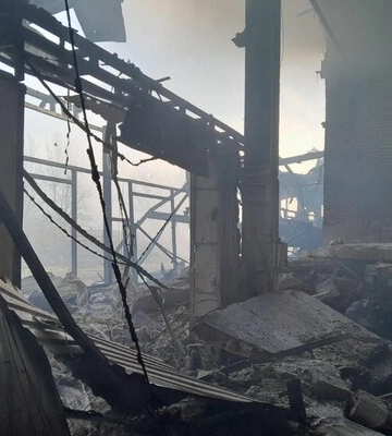 Россияне уничтожили склад Красного Креста в Херсоне
