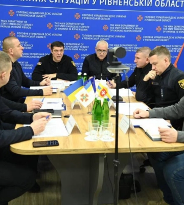 Ліквідація наслідків негоди та ракетного удару. На Рівненщині відбулися командно-штабні навчання