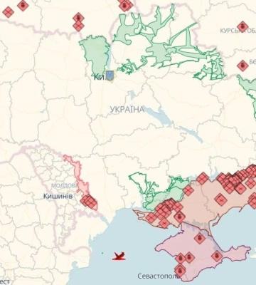 Онлайн-карта боевых действий в Украине: где идут бои на 08.12.2023