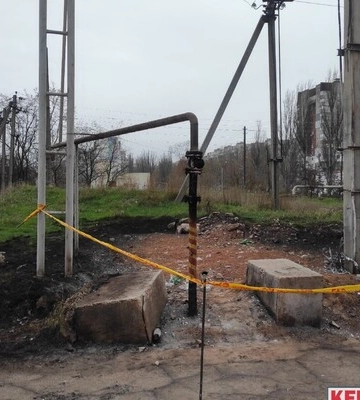 В Керчі вночі загорівся газопровід