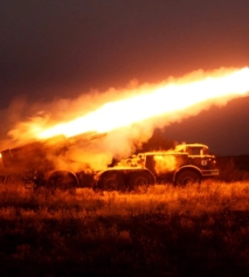 На лівобережній Херсонщині українські військові знищили російську систему залпового вогню Ураган