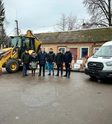 Нововолинськ отримав від німецького уряду техніку та обладнання
