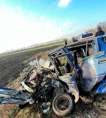 В аварії на Полтавщині загинув водій легковика