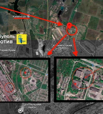 В окупованому Маріуполі вибухи пролунали на території колишнього Холодокомбінату, де рашисти ховали БК та техніку, - Андрющенко