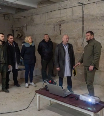 В Херсоне откроют две подземные больницы. ФОТОрепортаж