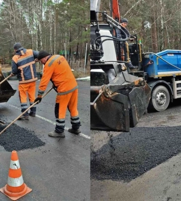 На Волині на трасах держзначення ліквідовують деформації дорожнього покриття