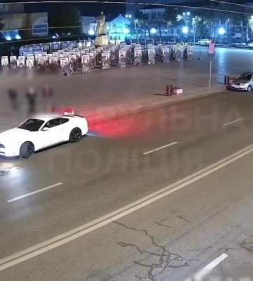 Водія, який дрифтував перед портретами Героїв у Рівному, оштрафували на 17 тисяч гривень