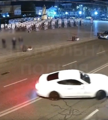 Водія, який дрифтував перед портретами Героїв у Рівному, оштрафували на 17 тисяч гривень