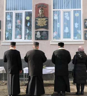 На одній школі у Ходорові встановили п&#039;ять меморіальних дошок