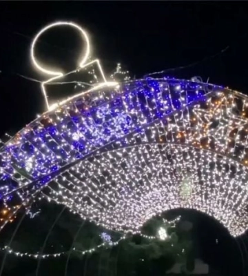 Оккупанты устроили в Мелитополе ворованный Новый год (фото, добавлено видео)